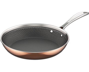 Austin and Barbeque AABQ Pro 28x5cm frying pan - Stekpanna med non-stick beläggning & kopparfinish