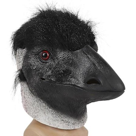 Struts Fuglehode Maske Fugl Emu Hode Maske Morsom Cosplay Party Halloween Voksen Kostyme Karnevalsmaske