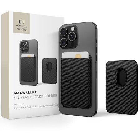 Tech-Protect Magnetisk MagSafe Korthållare Carbon