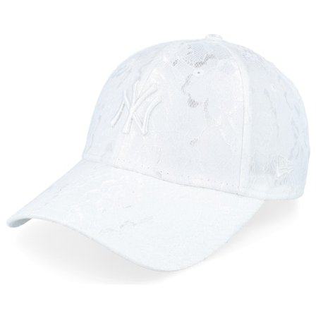 New Era - MLB Weiss adjustable Cap - New York Yankees Womens Lace 9FORTY White Adjustable @ Hatstore