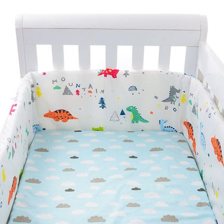 Sengeslange sengeafgrænsning 200x30 cm til baby seng, (hele vejen rundt) med kantbeskyttelse, rede), afgrænsninger, sengetøj, slange