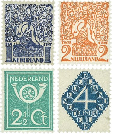 Holland 1923 - NVPH 110-113 - Postfrisk
