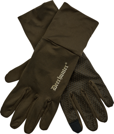 Deerhunter Excape Gloves metsästyskäsineet silikonilla, vihreäruskea - Sormikkaat