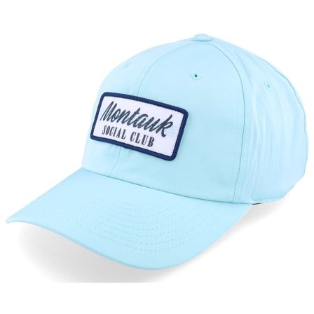 American Needle - Blå unconstructed Keps - Montauk Drifter Powder Dad Cap @ Hatstore