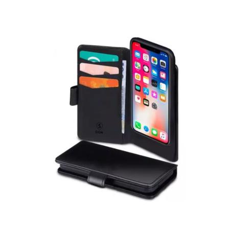 Sign Plånboksfodral 2-i-1 För Iphone 12/12 Pro - Svart