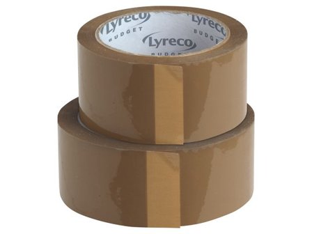 LYRECO Budget Packtejp PP 50mmx100m brun 6/fp - Lyreco - Emballage och lagerutrustning - Packtejper - Packtejp PP