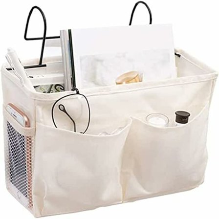 Sängyn vieressä oleva järjestäjä, roikkuva säilytyspussi, leveä sängyn säilytystasku, kerrossängyn tasku, sängyn vieressä roikkuva säilytyskori