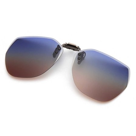 Flip-Up Clip-On aurinkolasit Metal Tricolor