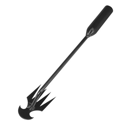 Multifunktionelt manuelt lugeværktøj husholdningsplantemateriale til havegård sort kort