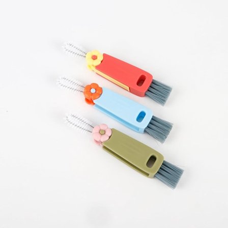 Gap Rengøringsbørste 3-i-1 - 3 Pak Multifunktionelt Skrubbeværktøj til Kop Låg Vandflasker Dør Vindueskarme