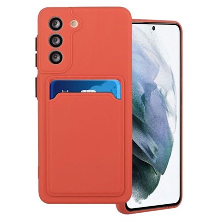Card Holder Cover til Samsung Galaxy S21 Plus - Coral