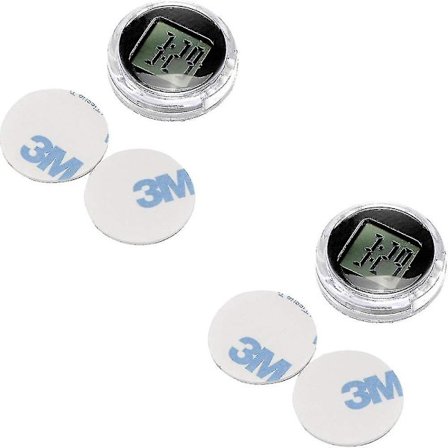 Mini Vandtæt Klistermærkes Motorcycle Ur