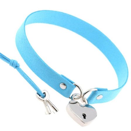 Krage Halsband Hänge Halsband SKY BLUE