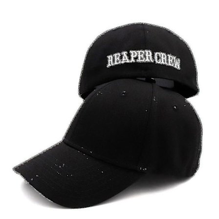 Soa Sorte Hatte Sons Of Anarchy For Reaper Crew Fitted Baseball Cap Kvinder Breve Broderet Hip Hop Hat Til Mænd (FMY)