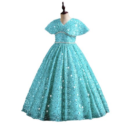 Piges Festkjole Sequin Formel Fancy Fødselsdagskjole