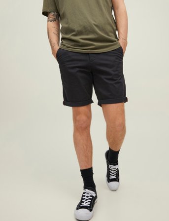 Jack & Jones Jjibowie Jjshorts Solid Sa Sts - Black - S
