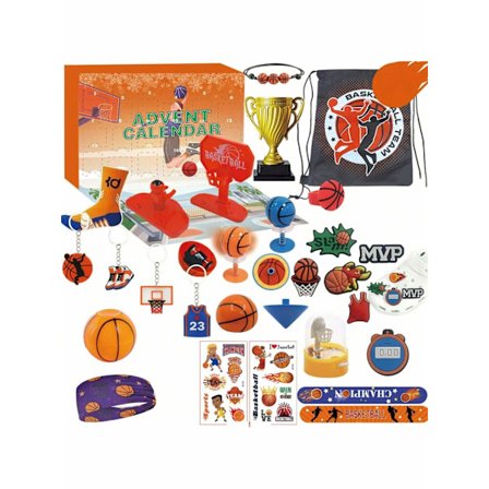 Basketball Sok Adventskalender, 24-dages Jule-nedtælling med Overraskelsesgaver