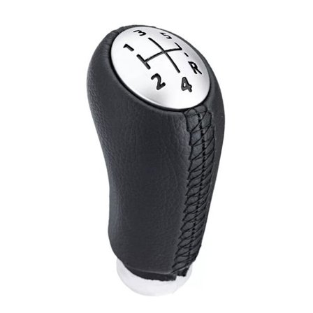 Matt MT Växelspaksknopp för Renault Scenic II MK2 Megane 2 MK2 MK Clio III MK3 Växelspak Huvudkula Pennkula Arm Svart Grå-Svart