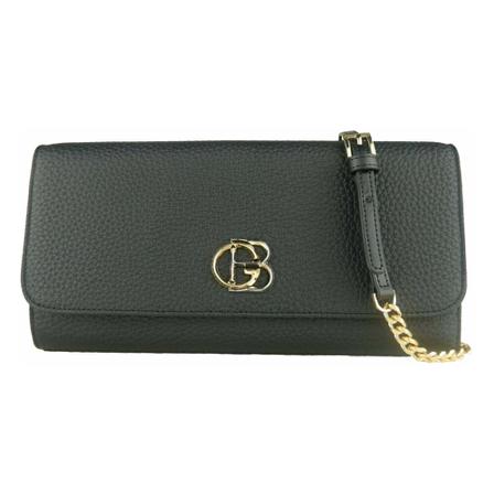 Baldinini, Calfskin Shoulder Bag Zwart, Dames, Maat:ONE Size
