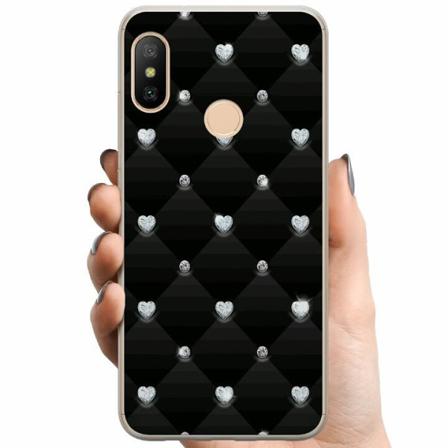 Xiaomi Redmi 6 Pro Tpu Mobilskal Bling Heart