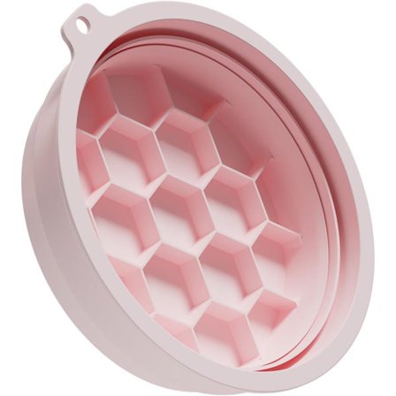 Silikone Isskål til Ansigtsbehandling, Skål til Ansigtsisbad, Sammenklappeligt Vaskefad med Indbygget Bakke, Bærbar Hurtig Afkølende Ansigtsvask