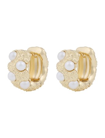 SNÖ of Sweden | Gisele Big Ring Ear G/White | ONE SIZE