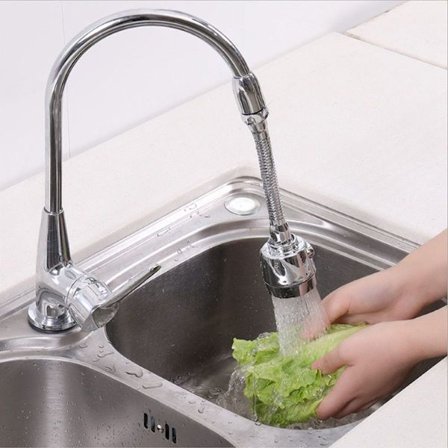 G1/2 tuuman ruostumattomasta teräksestä valmistettu 360 asteen pyörivä hanasuutin keittiöön KLB