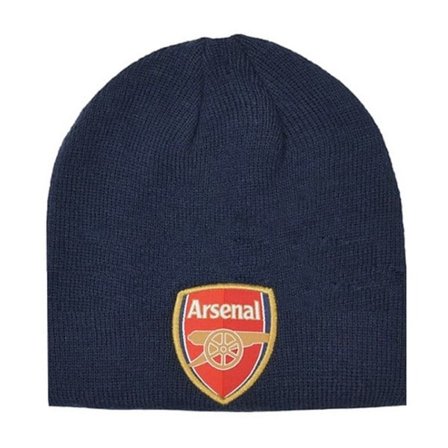 Arsenal FC Vuxen Unisex Stickad Mössa One Size Marinblå One Size{EE}