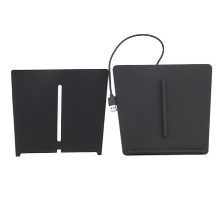 Bil 10W Trådlös Laddare Kompatibel med Tesla Model 3 med Dubbla USB-portar – Gåva från G Dd.