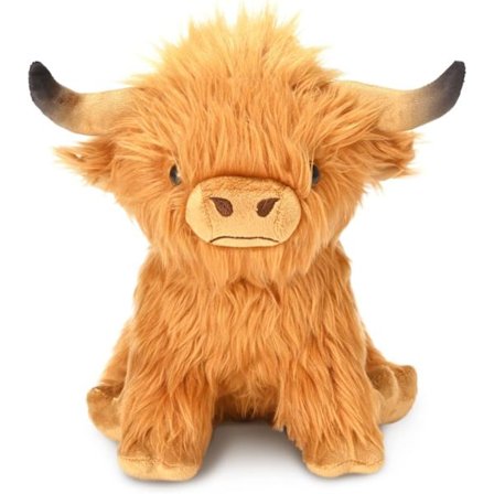 25 cm / Ruskea Skotlantilainen Ylämaanlehmä Täytetty Eläin, Realistinen Täyte