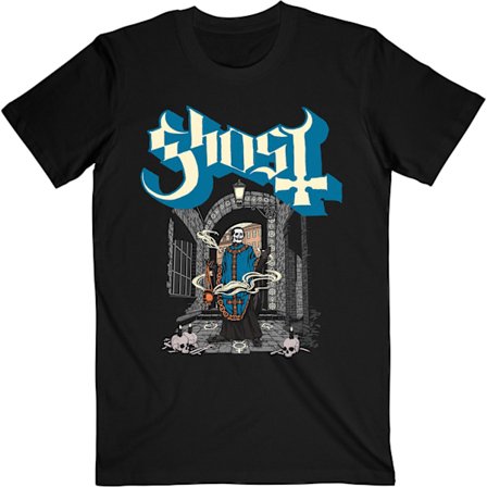 Ghost Unisex Adult Incense T-Shirt S Svart