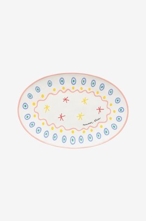 COSTA NOVA - Soikea levy Summer Blizz - Monivärinen - Tarjoiluvadit - - Homeroom