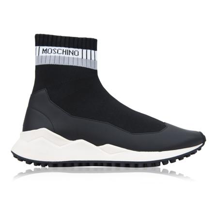 Moschino - Sneakers - Svart - Herr - Storlek: 45 Eu, Herr, Storlek: 45 EU