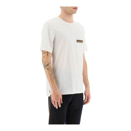 Paul Smith, T-Shirts Wit, Heren, Maat:S