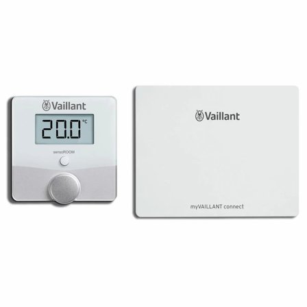 Cronotermostato Evoluto Vaillant sensoROOM Connect con Gateway myVAILLANT Connect WiFi
