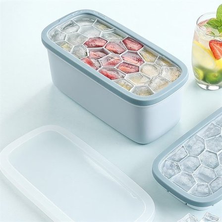 Isterningmaskin med isbeholder