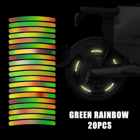 Varningsdekaler med reflexer för bil B B