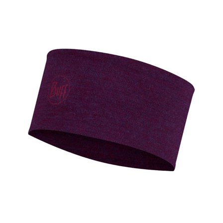 Buff 2L Midweight Merino Wool Headband Unisex beanies Purple OneSize