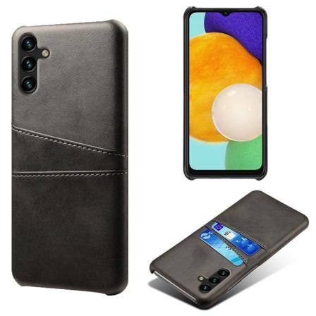 Läderskal Kortfack Samsung Galaxy A14 Svart