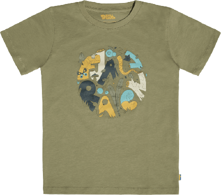 Fjällräven Kids Forest Findings T-Shirt Women short-sleeved sweaters Green 122