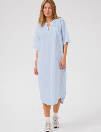 Kaffe Kasara Kaftan Dress - Blue - 36