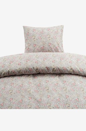 Borganäs of Sweden - Set med påslakan Floret - Beige - Påslakanset - 150X210 - Från Homeroom