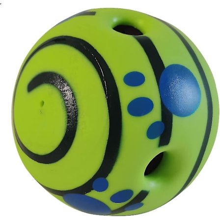 Interaktiv hundelegetøjsbold, hundetyggelegetøj, sjovt lyd, når den ruller eller rystes, træning