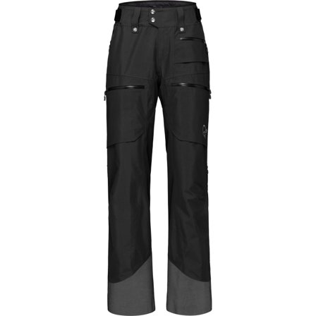 Norrøna Women's Lofoten Gore-tex Insulated Pants Women ski trousers Black S
