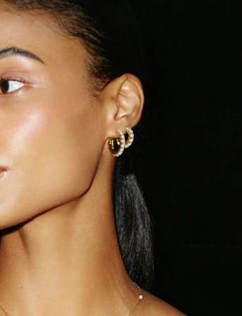 Edblad Lilo Hoops S Gold - Gold - ONE SIZE