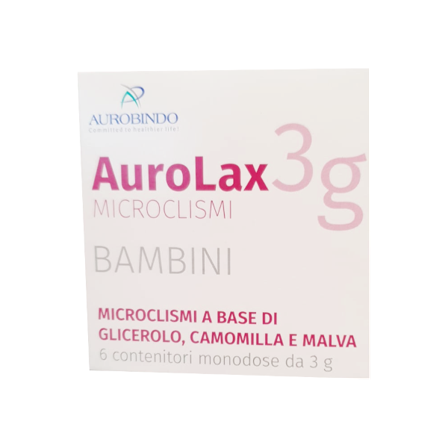 Aurolax Microclismi Bambini 6 Pezzi