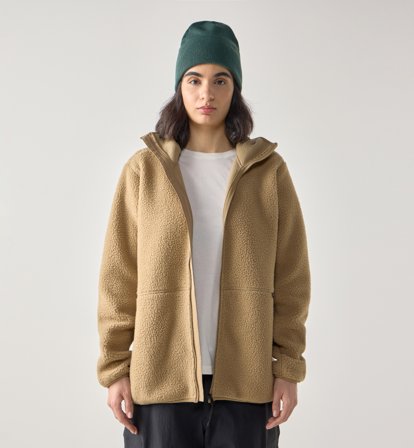 Haglöfs Funäs Pile Hood Women Oak Brown - Damen - M