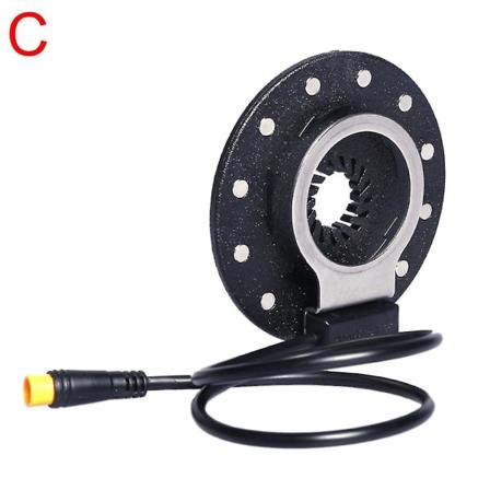 Vattentät elektrisk cykelpedalassistanssensor E-cykel Dubbel Hall 12 Magnet Vänster/höger sida PAS-system DIY Ebike Modifierade delar Black C right