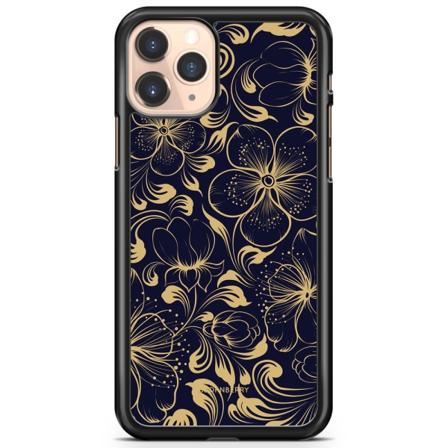 Bjornberry Hårdskal iPhone 11 Pro - Mörkblå Blommor