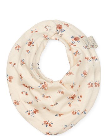 Cam Cam Copenhagen Bandana Bib, Jersey, 2-Pack - Gots - Bows - Cream - ONE SIZE
